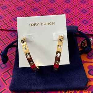 Beautiful Tory Burch hoop earrings! AUTHENTIC!!! See pics and ask questions.